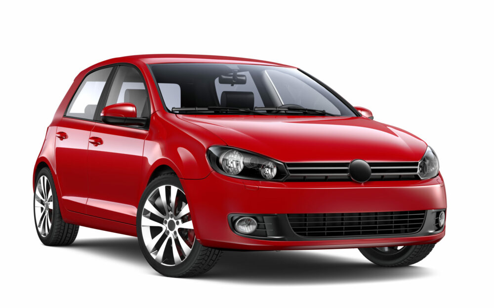 Red hatchback Car Finance